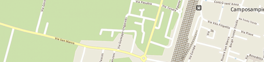 Mappa della impresa bezzegato federica a CAMPOSAMPIERO