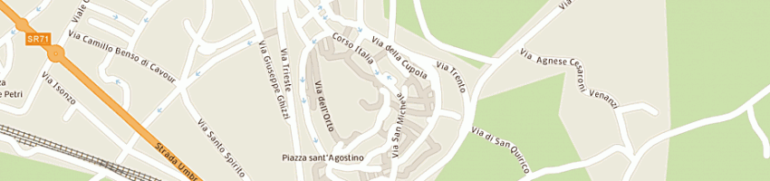 Mappa della impresa sottosopra di sensi pamela a CASTIGLION FIORENTINO