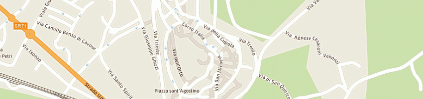 Mappa della impresa 'da muzzicone' sas di marco rogari e c a CASTIGLION FIORENTINO