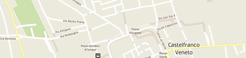 Mappa della impresa zanon aldo a CASTELFRANCO VENETO