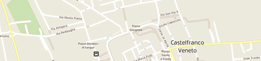 Mappa della impresa castelfin srl a CASTELFRANCO VENETO