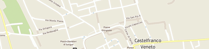 Mappa della impresa brugnaro maurizio a CASTELFRANCO VENETO