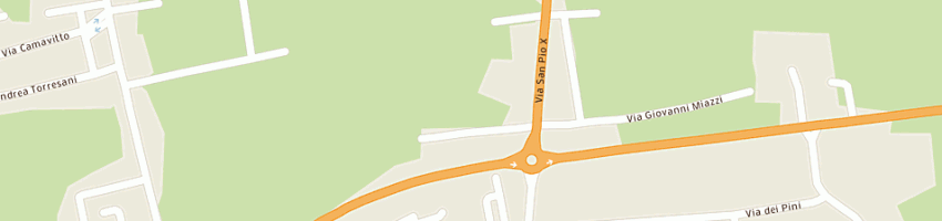 Mappa della impresa lusilmon snc a TREVISO