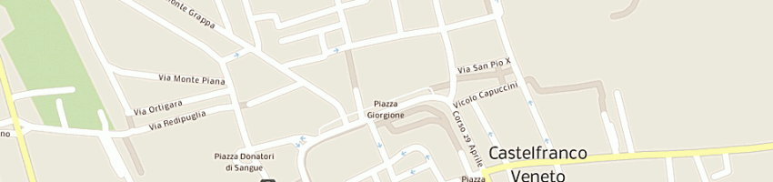 Mappa della impresa gruppo srl a CASTELFRANCO VENETO