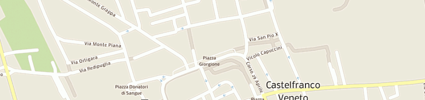 Mappa della impresa nora sas di piva paola e c a CASTELFRANCO VENETO