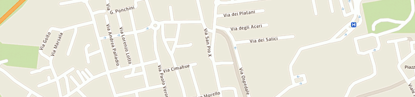 Mappa della impresa blockbuster italia spa a CASTELFRANCO VENETO