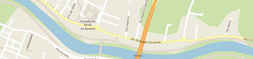 Mappa della impresa testa giancarlo a CADONEGHE