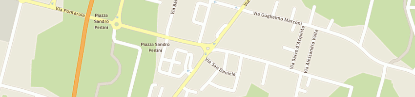 Mappa della impresa zandarin davide a CAMPODARSEGO