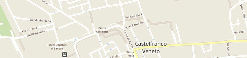 Mappa della impresa lamedica giuseppe a CASTELFRANCO VENETO
