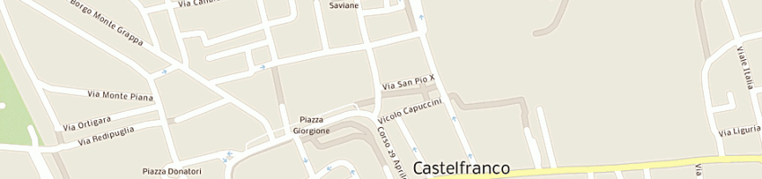 Mappa della impresa massaro libri liberali galeazzo albino e c sas a CASTELFRANCO VENETO