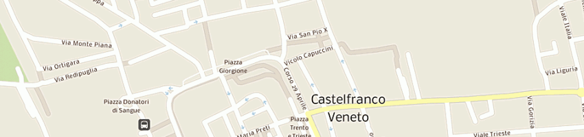 Mappa della impresa geox spa a CASTELFRANCO VENETO
