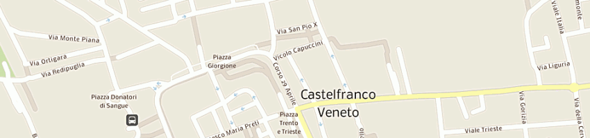 Mappa della impresa de zorzi flavio a CASTELFRANCO VENETO