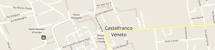 Mappa della impresa agenzia atl di lago ivana a CASTELFRANCO VENETO