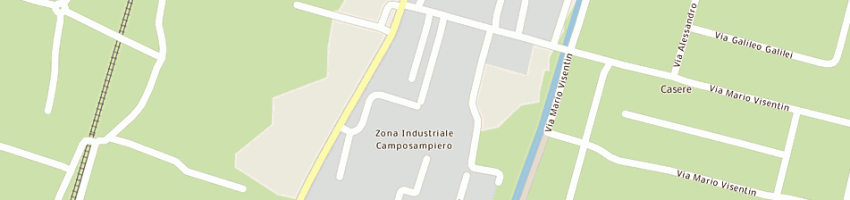 Mappa della impresa sconto arredamenti srl a CAMPOSAMPIERO