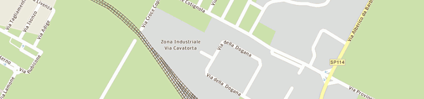 Mappa della impresa si computer spa a LUGO