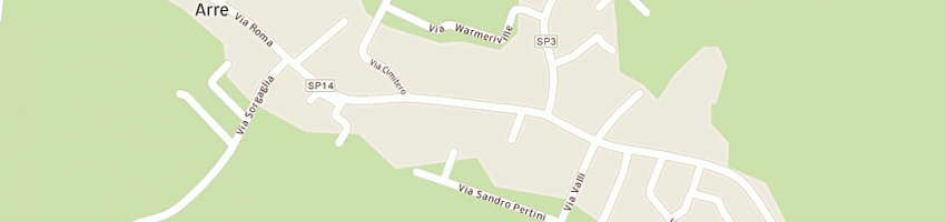 Mappa della impresa capovilla matteo a ARRE