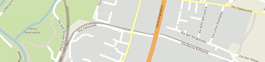 Mappa della impresa informatica commerciale (srl) a PADOVA