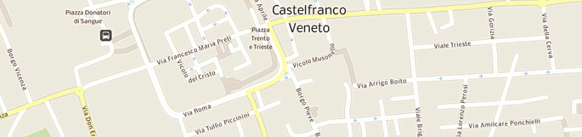 Mappa della impresa oxford school of english a CASTELFRANCO VENETO