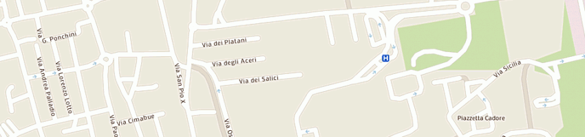 Mappa della impresa eardcentro servizi aziendali sas di eugenio casarin e c a CASTELFRANCO VENETO