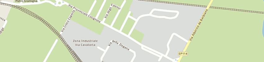 Mappa della impresa rimear di penazzi armando a LUGO