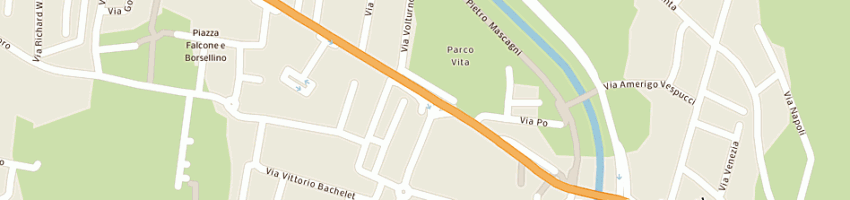 Mappa della impresa cattani chiara a PONTE SAN NICOLO 