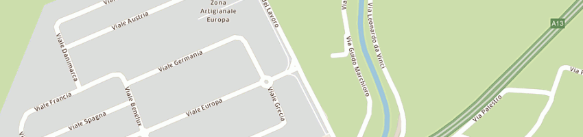 Mappa della impresa tipografia edicta a PONTE SAN NICOLO 