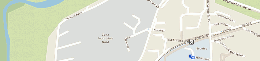 Mappa della impresa pezzei hansjorg a BRUNICO