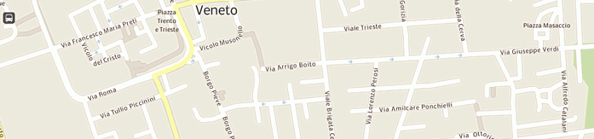 Mappa della impresa immobiliare boito sas di brusatin amalia e c a CASTELFRANCO VENETO