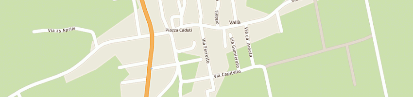 Mappa della impresa associazione calcio valla' a RIESE PIO X