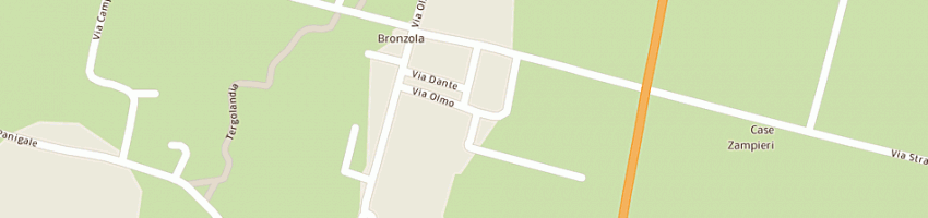 Mappa della impresa toto francesco a CAMPODARSEGO