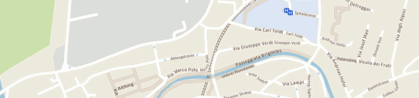 Mappa della impresa pizza express a BRUNICO