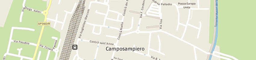 Mappa della impresa negri e fauro - architetti associati a CAMPOSAMPIERO