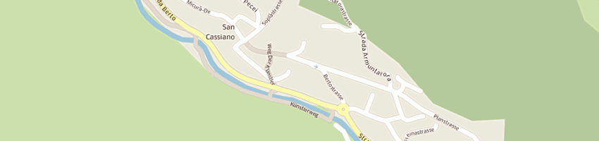 Mappa della impresa residence sport lagazuoi a BADIA