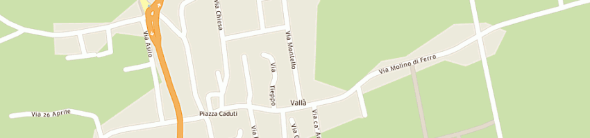 Mappa della impresa poni fabio a RIESE PIO X