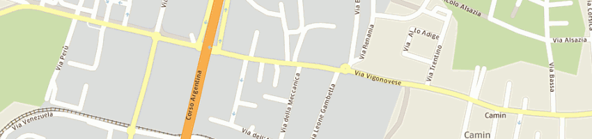 Mappa della impresa intercomsa srl a PADOVA
