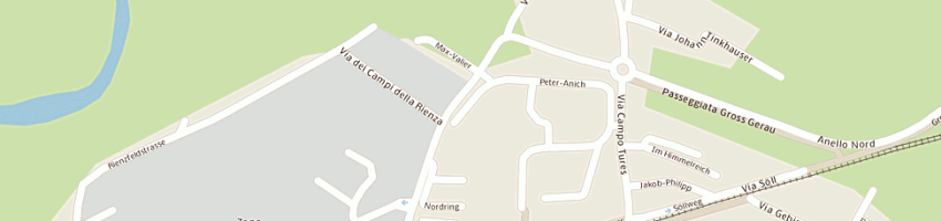 Mappa della impresa larcher georg a BRUNICO