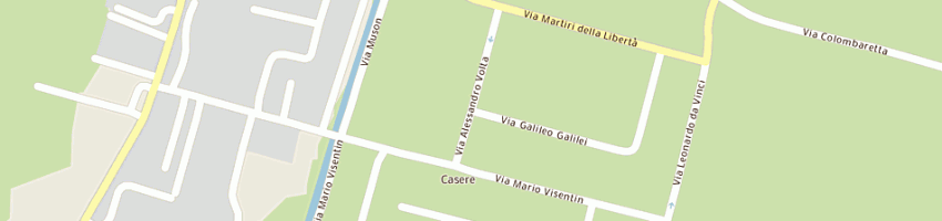 Mappa della impresa novoferm schievano srl a CAMPOSAMPIERO