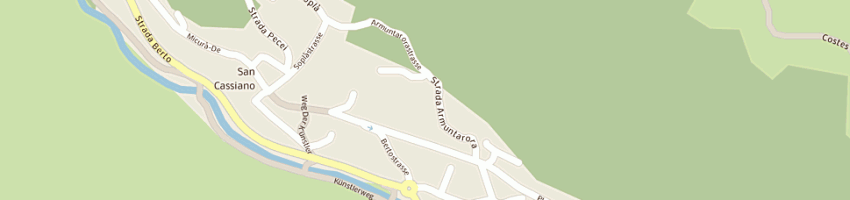 Mappa della impresa residence urtac' a BADIA