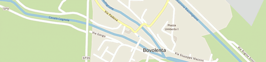 Mappa della impresa fb ristorazione srl a BOVOLENTA