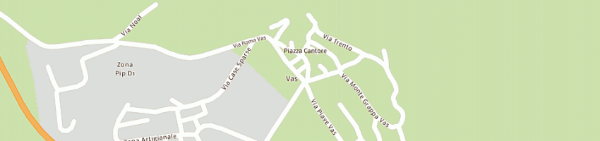 Mappa della impresa locanda solagna a VAS