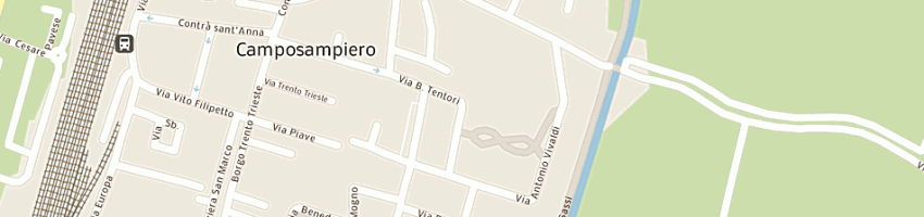Mappa della impresa coldiretti a CAMPOSAMPIERO
