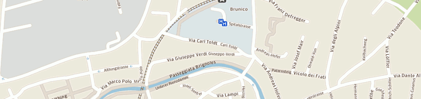Mappa della impresa scuole a BRUNICO