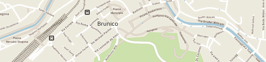 Mappa della impresa galleria maria theresia a BRUNICO