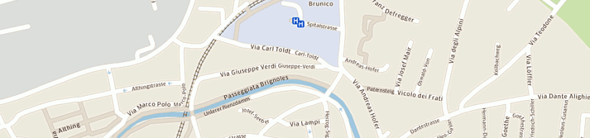 Mappa della impresa chinaglia vittorio a BRUNICO