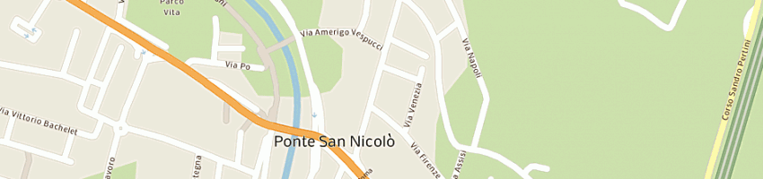 Mappa della impresa lunarossa immobiliare sas di ceotto gabriele e a PONTE SAN NICOLO 