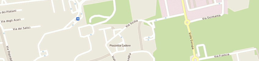 Mappa della impresa guida pietro a CASTELFRANCO VENETO