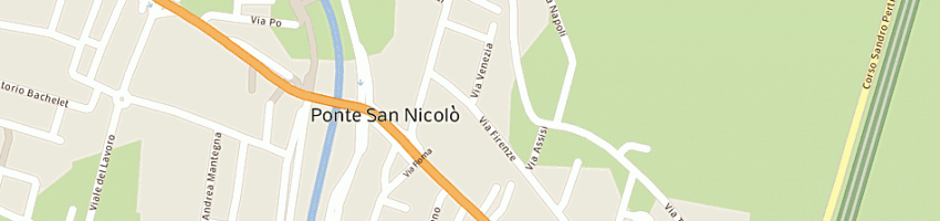Mappa della impresa salmaso alfio a PONTE SAN NICOLO 