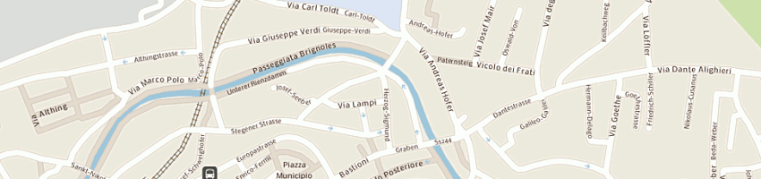 Mappa della impresa knapp franz e c sas a BRUNICO