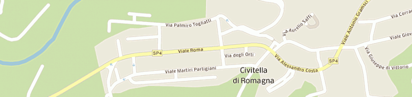 Mappa della impresa onoranze funebri landi di landi stefano e c snc a CIVITELLA DI ROMAGNA