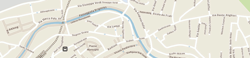 Mappa della impresa lingerie d tavella michaela a BRUNICO